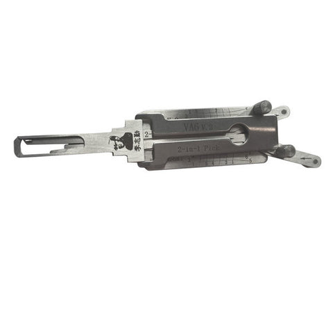 LISHI FO38 - FORD para llave doble corte  (Ganzua 2 en 1) Decodificadora