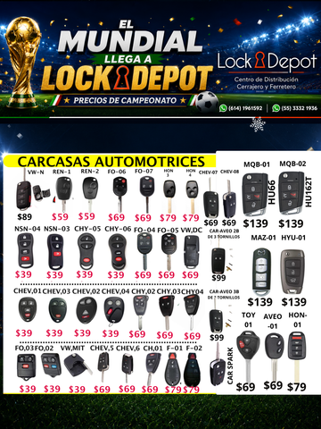 Carcasas Automotrices Individuales