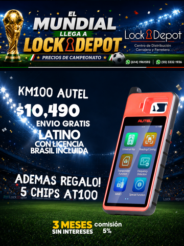 KM100 AUTEL - Programador de Llaves