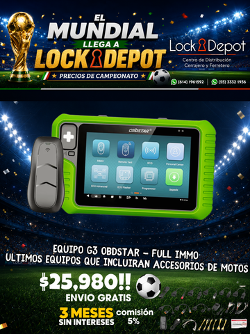 Equipo G3 OBDSTAR - Full IMMO