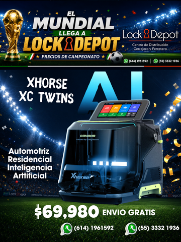 Máquina Xhorse XC Twins - IA Automotriz y Residencial