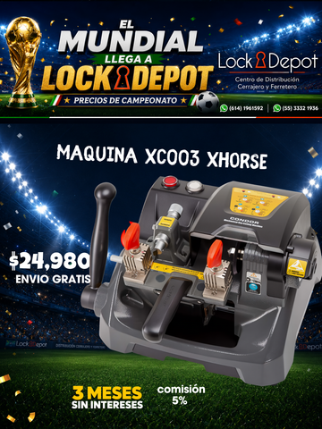 Máquina XC003 Xhorse CONDOR