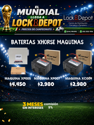 Batería Xhorse para Máquina XP005