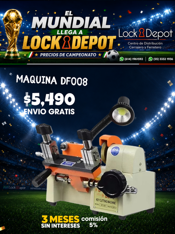Máquina DF008 - Duplicadora de Llaves