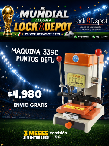 Máquina 339C DEFU - Puntos