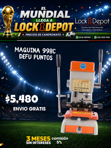 Máquina 998C DEFU - Puntos