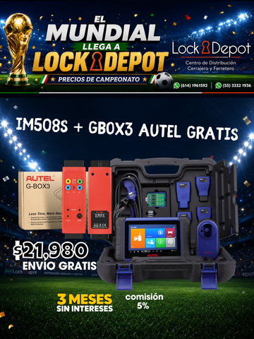 IM508S + GBOX3 AUTEL (GRATIS)