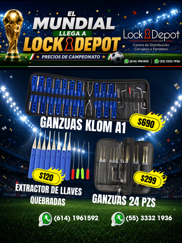 Kit de Ganzúas 24 Piezas