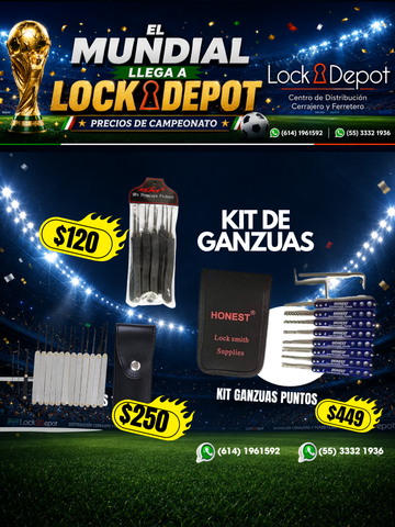 Kit de Ganzúas 10 Piezas