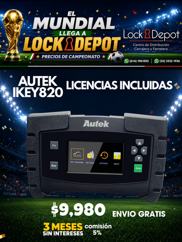 Autek IKEY820 - Licencias Incluidas