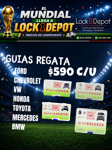 Guías Regata - Por Marca de Vehículo