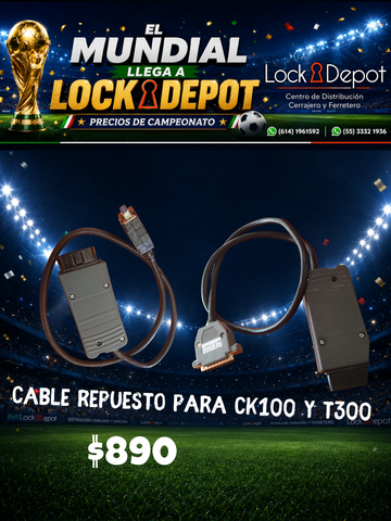 Cable Repuesto para CK100 y T300